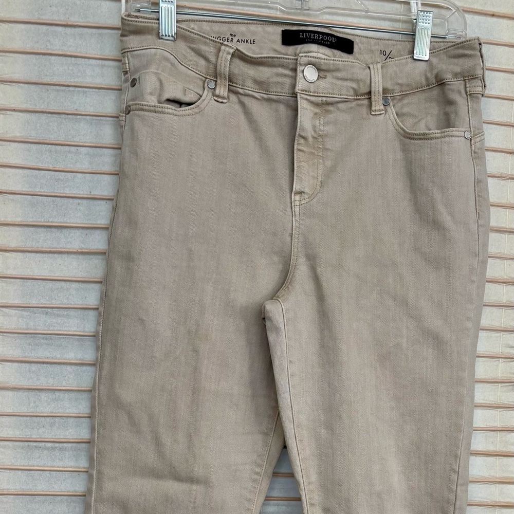 Khaki Skinny Liverpool pants